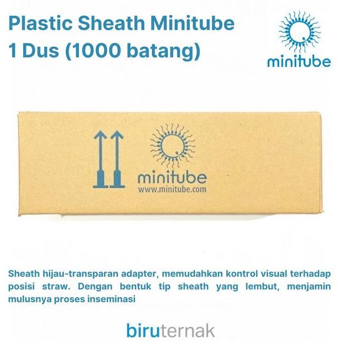 NEW PLASTIK SHEATH MINITUBE SAPI (IB) 1 DUS ORI