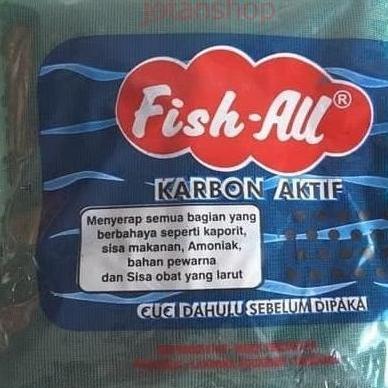 TERLARIS FISH ALL KARBON ARANG AKTIF 1KG 1 KG MEDIA FILTER CARBON ACTIVE