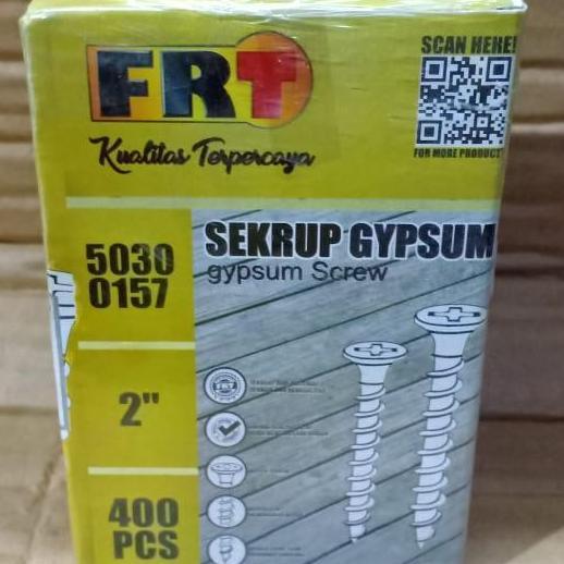 Sekrup Skrup Gypsum 2 Inch