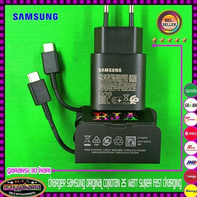 Charger Samsung Galaxy S20 S20 plus S20 ultra Original Copotan 25 Watt