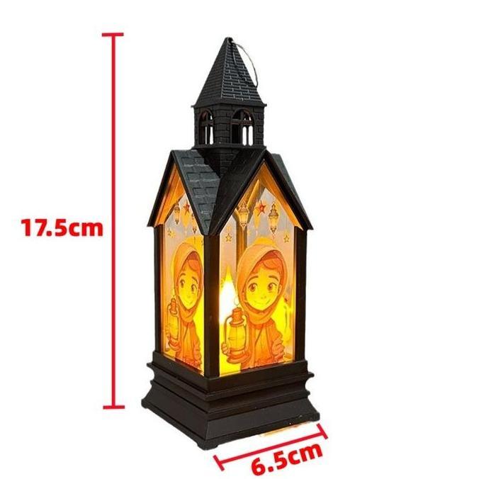 XOHIMA Lentera Ramadan LED Lampu Lilin Lampu Lentera Ramadhan Dekorasi LED Lampu Lilin Lentera  LED 