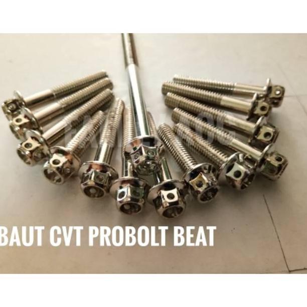 Baut Probolt CVT Filter Hawa Probolt BEAT Chrome
