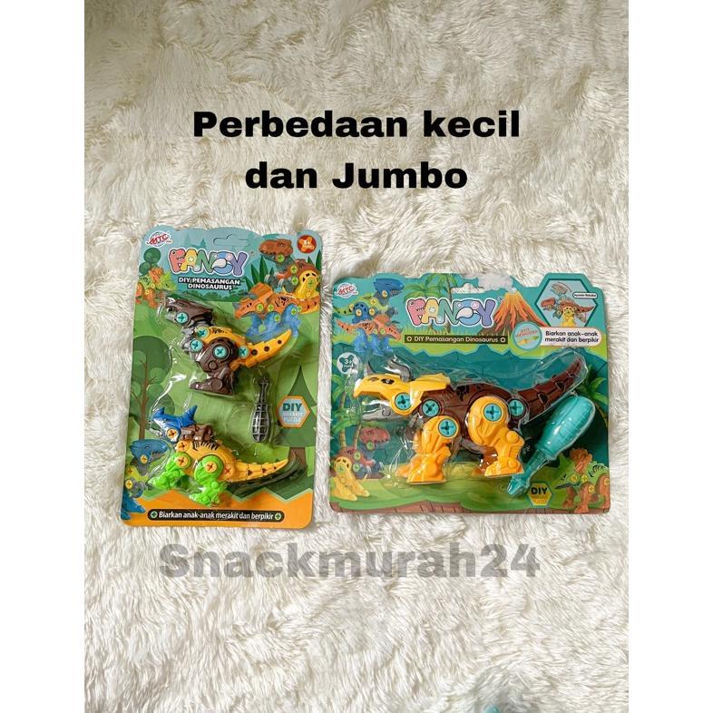 Disc Mainan Robot Dinosaurus Diy Jumbo Bongkar Pasang