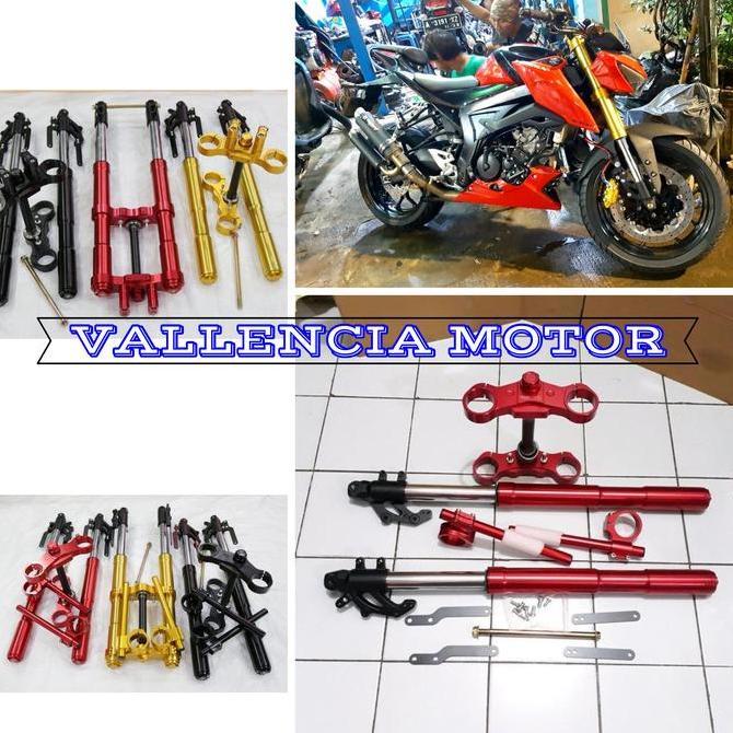 USD UPSIDE DOWN GSX 150R dan GSX150 S NUI RACING PLUS STANG JEPIT