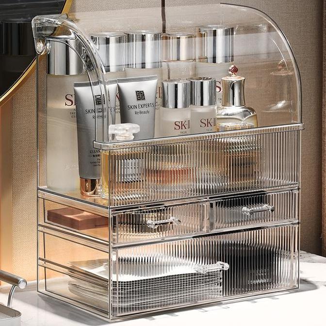 Kotak Box Organizer Rak Acrylic Tempat Skin Care Make Up KS