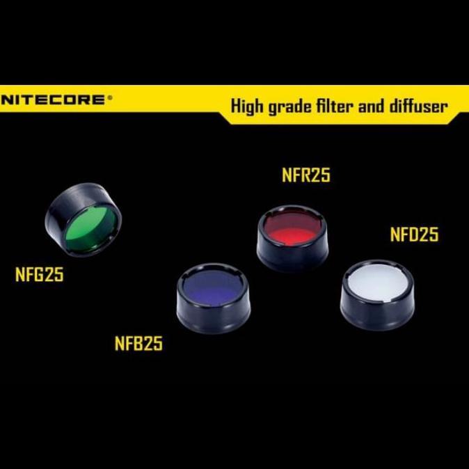Filter Flashlight Nitecore NFD25