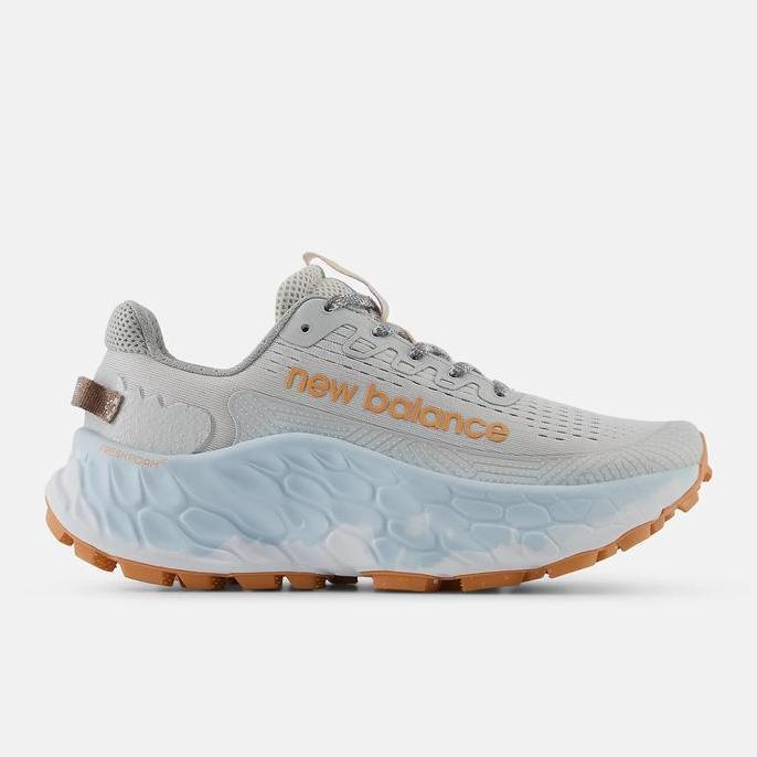 New Balance Fresh Foam X More Trail V3 Womens Trail Running Shoes - Grey Matter