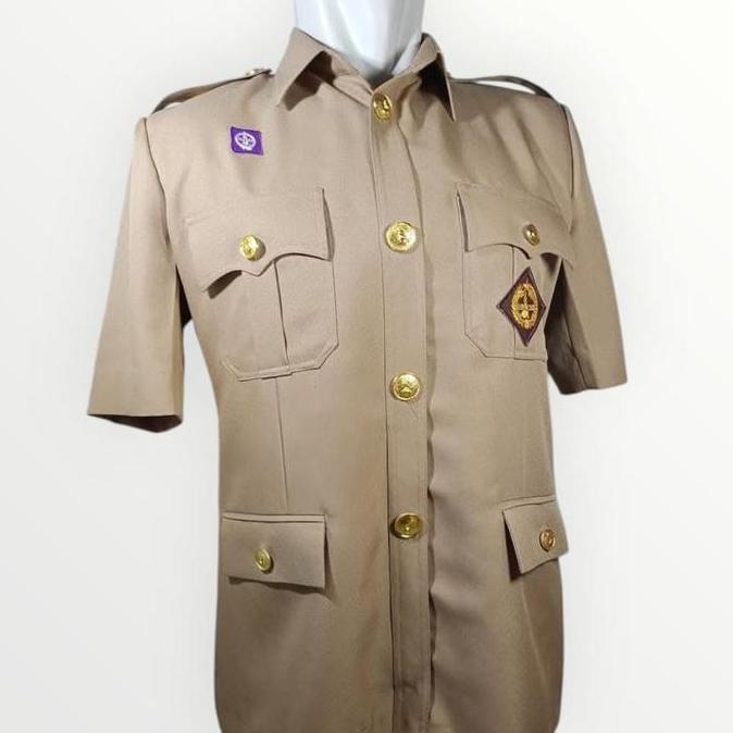 Baju PDU pramuka pria & wanita  Seragam PDU pembina pramuka pria dan wanita Setelan PDU pramuka Sera
