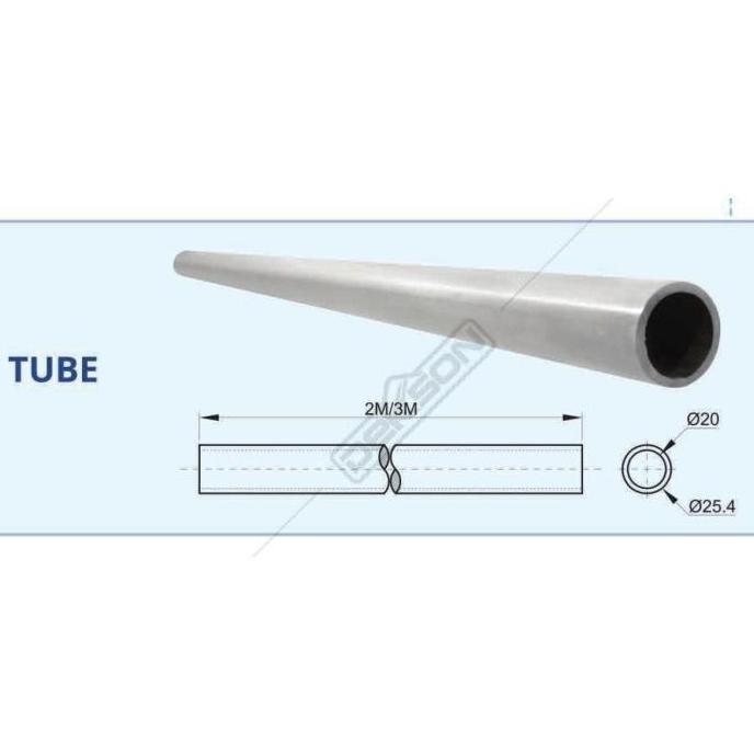 Pipa Stainless Tube Diameter 25 Mm 1 Inch Tebal 2 Mm OD 25 MM