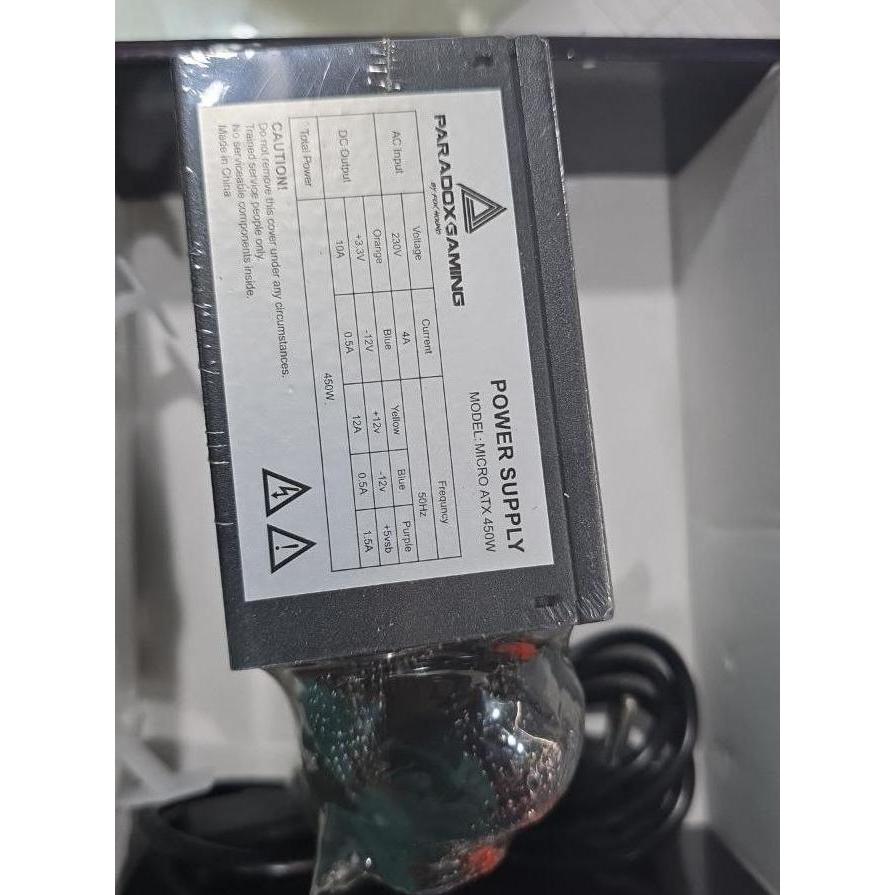 Power Supply Paradox Gaming Tartarus 450Watt SFX - PSU SFX iTX 450W