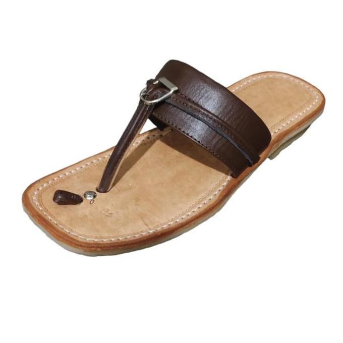 Sandal Jepit Kulit Pria Karet Mentah / Sendal Tarumpah Khas Tasikmalaya