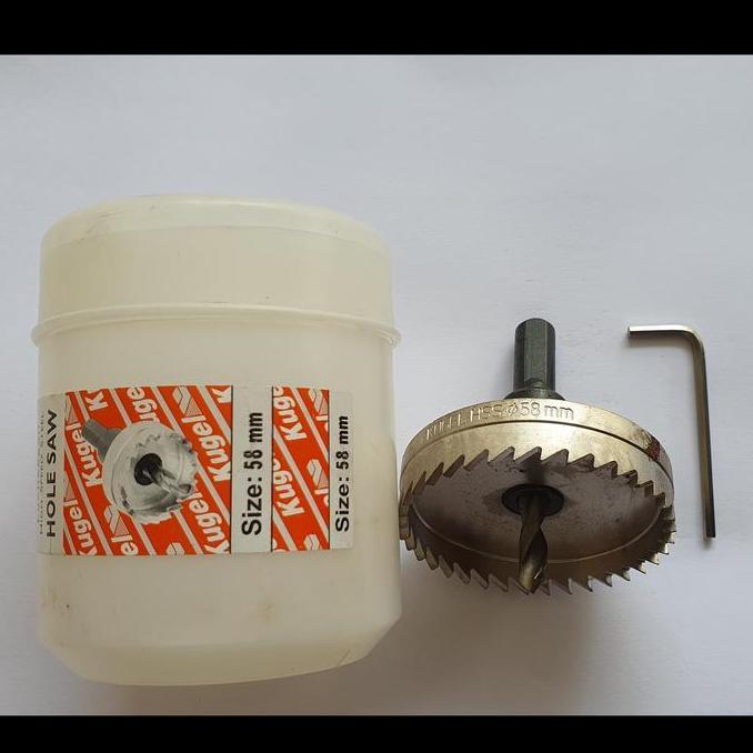 TERLARIS KUGEL HOLE SAW HSS 58 MM - MATA BOR BESI 58 MM ORINAL