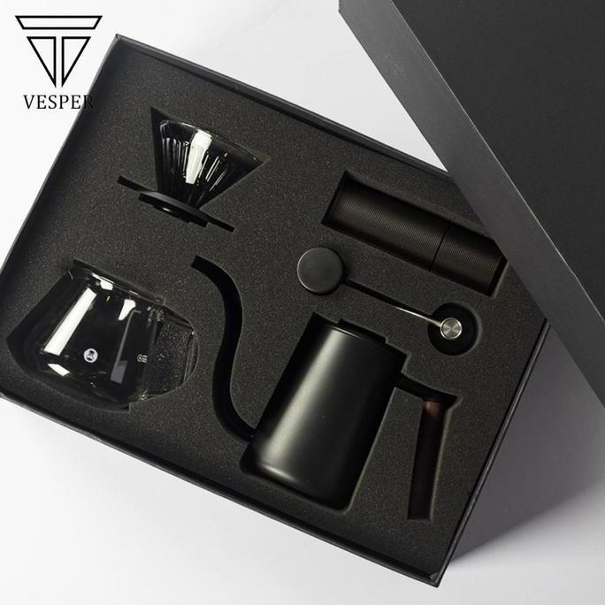 BEBAS ONGKIR - Timemore C3S pour over set fish youth black white hampers gift box