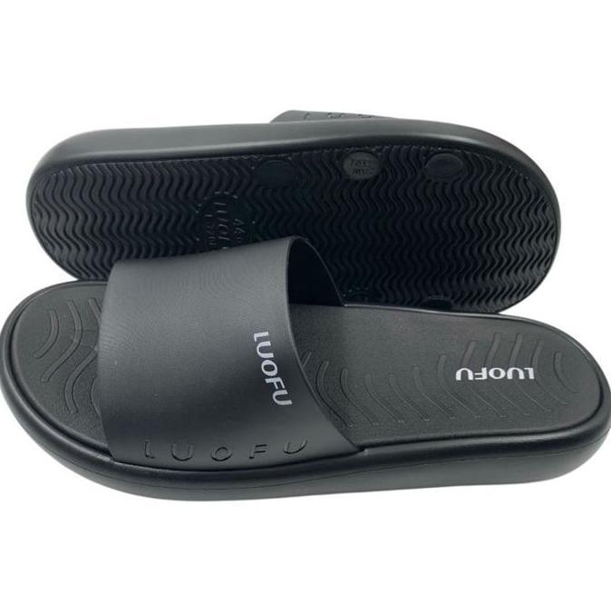LUOFU Sandal Selop Karet Empuk Pria Import E7208M-BR3W LS (M3)