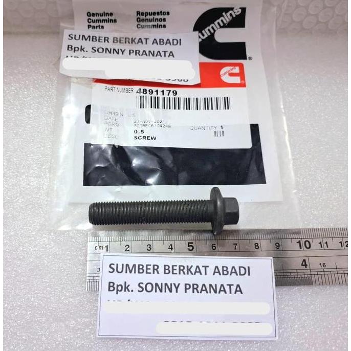 CUMMINS 4891179 CONNECTING ROD BOLT 6732313320 - 4BT 6BT PC200-8 6732-31-3320 TERBAIK