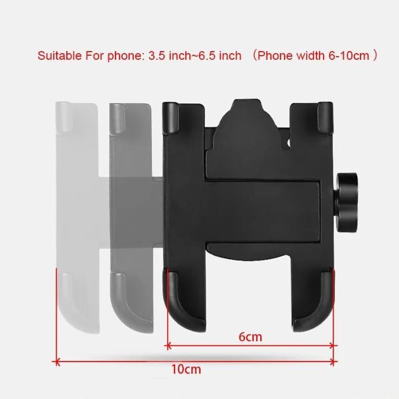 Cuci Gudang Holder Hp Motor Besi Stang Full Besi / Holder Hp Spion Holder Motor