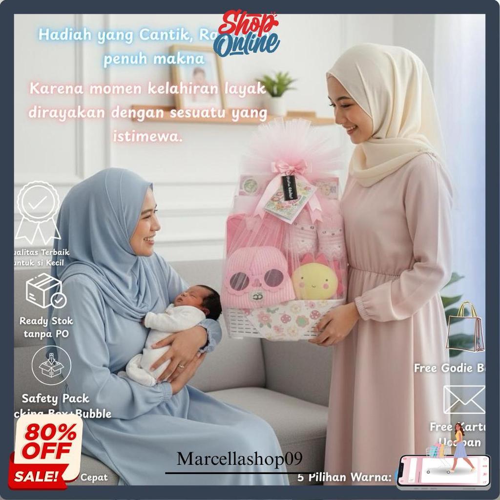 Kado Lahiran Bayi / Parcel Kado Lahiran / Parcel Baby / Hampers Baby Newborn / Kado Bayi Laki Laki /