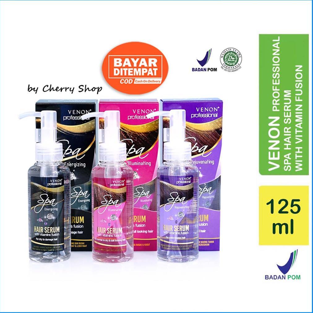[GARANSI TIDAK BERMINYAK & TIDAK LENGKET] [125ML] Venon Professional Hair Serum SPA with Vitamin Ser