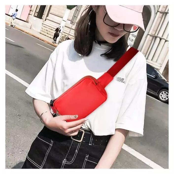 bestpromo ghaya - tas waistbag terbaru 2021 tas pinggang wanita tas kecil mini bag {sitipis}