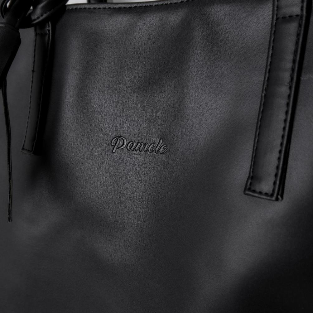 best sale pamole - tote bag wanita bahan kulit sintetis penutup resleting - volen series