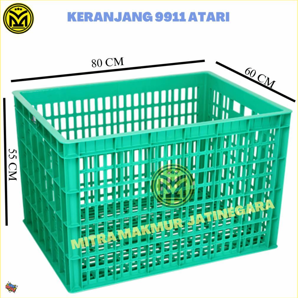 SALE KERANJANG INDUSTRI JUMBO 9911 2225 LR / CONTAINER INDUSTRI RODA / KRAT PLASTIK JUMBO