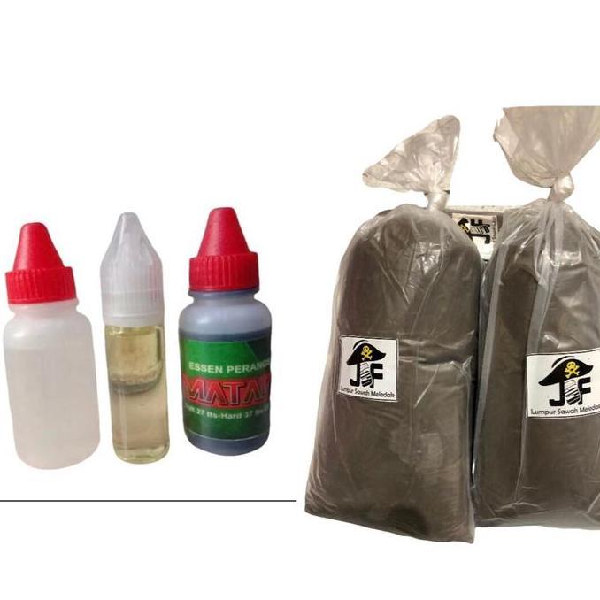 Paket ESSEN Umpan cacing lumpur (MATADOR IJO 30ML Kweni 30ML Melati 15ML Lumpur jsf 1)