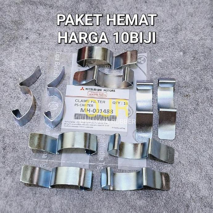 KLEM TUTUP PANCI FILTER UDARA PS CANTER ISI 10BUAH