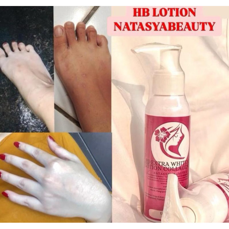 Promo Hb Lotion Collagen Natasya / Hb Pemutih Badan Natasya