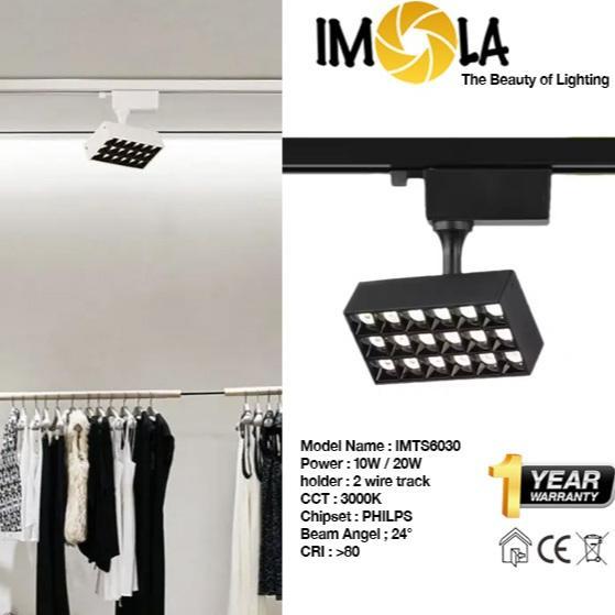 Imola IMTS6030 Lampu Track Kotak / Square Track Lamp 10W / 20W