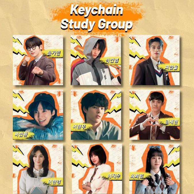 Keychain Bagcharm Study Group Kdrama