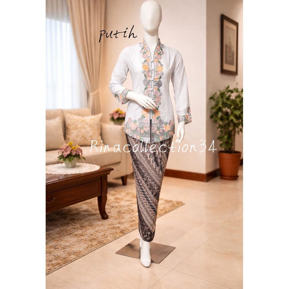 TERMURAH kebaya encim. kebaya encim panca warna. kebaya encim bordir. kebaya Betawi. kebaya seragam
