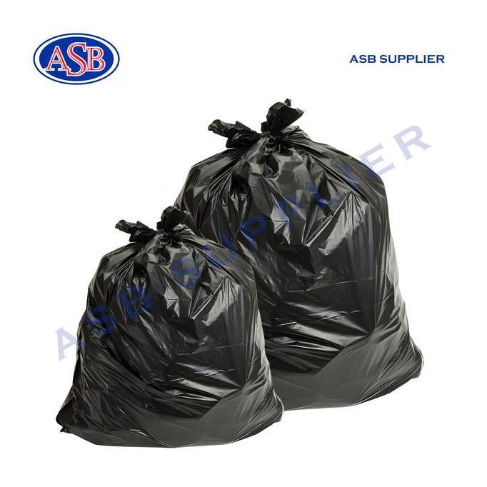 Cleanliness- Kantong Plastik Sampah Hitam Kiloan Tebal Hdpe Kuda (900 Gram)