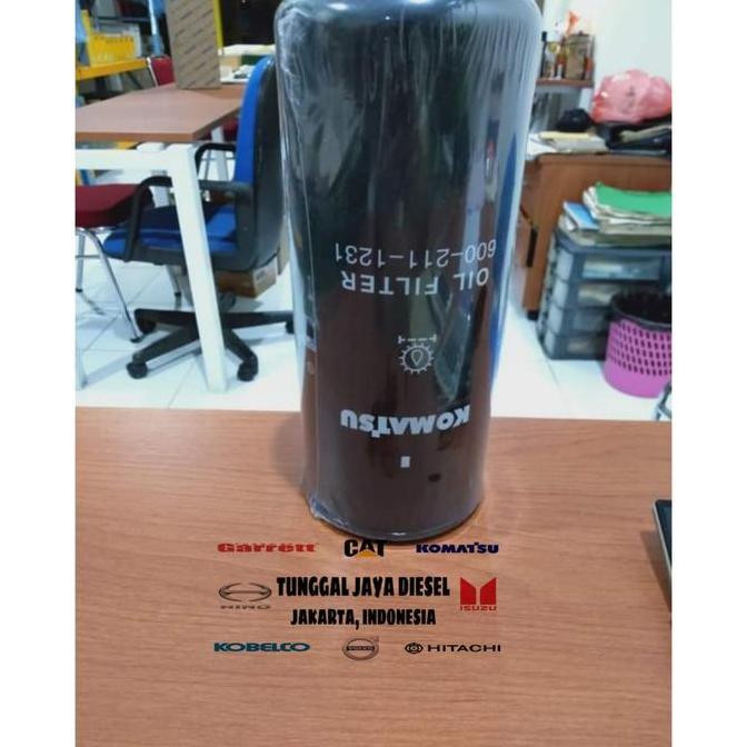 600-211-1231 / 6002111231 / 600 211 1231 Oil Oli Filter Komatsu Gb Terbaik