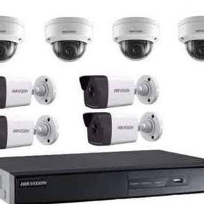 TERLARIS PAKET CCTV IP CAMERA 16 CHANNEL 10 KAMERA  2MP HIKVISION LENGKAP PAKET CCTV 16CH 10 KAMERA 