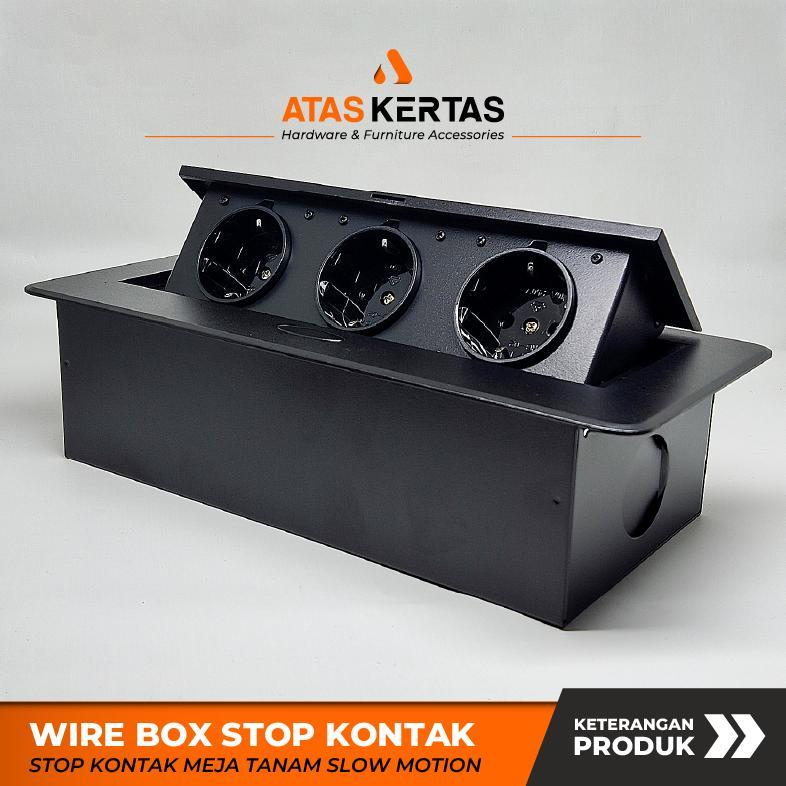 stop kontak tanam meja - Pop up Wire box stop kontak meja meeting tanam