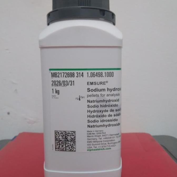 NaOH Merck 1KG. Sodium Hydroxide Merck 1Kg. NaOH 1KG Merck