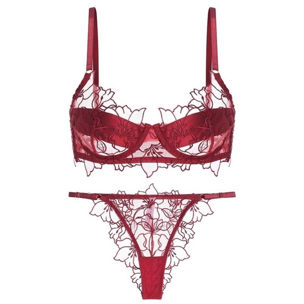 HOT PRODUCT BEVERLY JEAN - Marie Set Setelan Bra Kawat + CD Seksi Cewe Pakaian Dalam Lengkap Renda