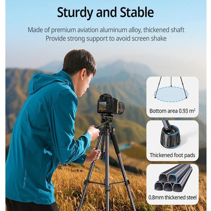 Forward- Ugreen Professional Tripod Camera Hp Monopod Portable Alumunium Alloy