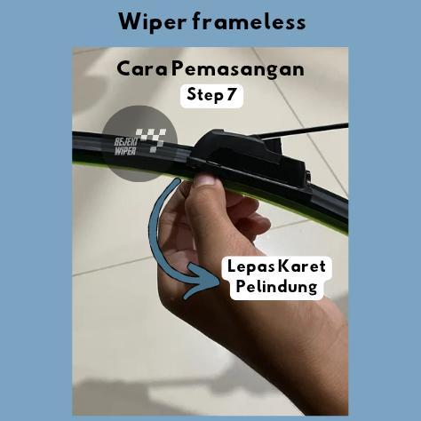 NEW WIPER ESPASS FRAMELESS WIPER ESPASS 1 SET SEPASANG AKSESORIS MOBIL