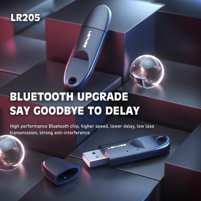 Nach- Lenyes Lr205 Usb Bluetooth Receiver 5.1 Wireless Usb Colokan Bluetooth Speaker Mobil Dvd