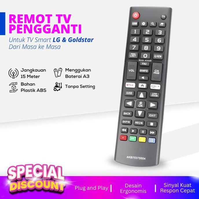 Lansungkirim- Remot Tv Smart Lg Remot Tv Lcd Led Android Smart Tv Lg Akb75675311 Infrared Remot Tv U
