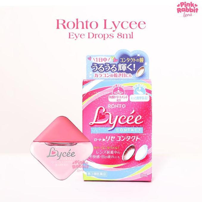Cod,Bisa- Pink Rabbit Lens - Rohto Lycee Eyedrops Tetes Mata Softlens 8 Ml #Softlensnyaman #Softlens