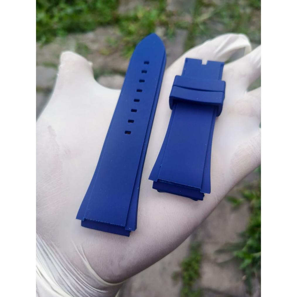 RUBBER TALI JAM GUESS W02473 W0040G3 W0040G7 BIRU 22MM FOR GUESS BLUE ORIGINAL GUESS aksesoris jam