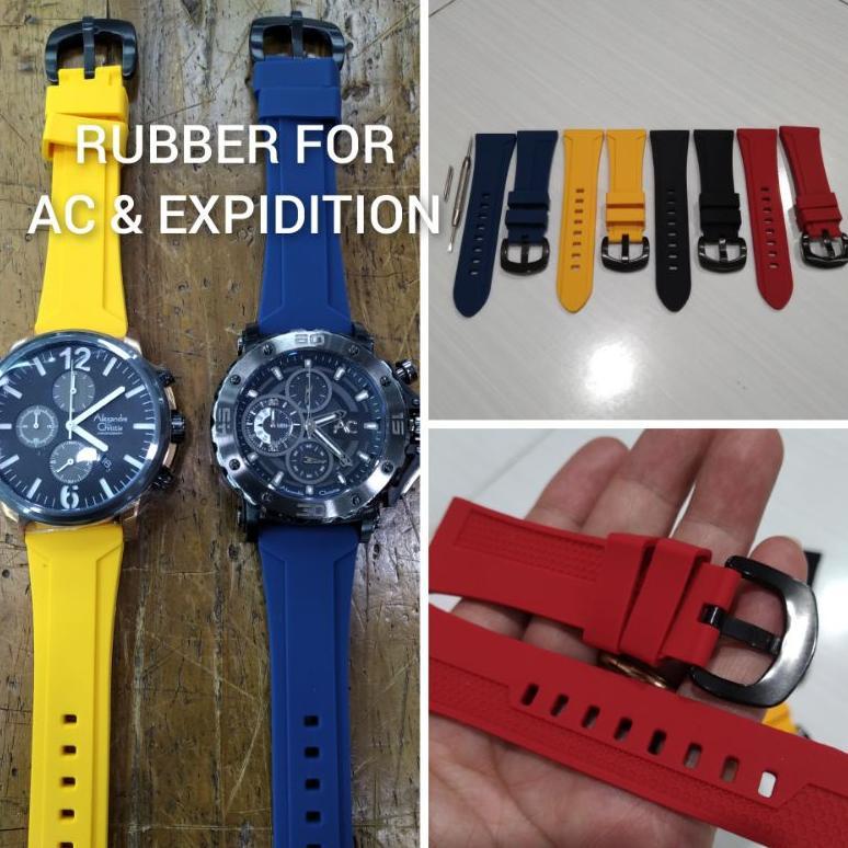 Tali Jam Tangan Karet Berkualitas Untuk AC/Expedition aksesoris jam