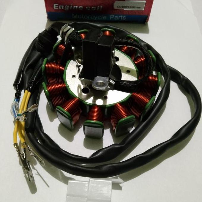 SPUL STATOR ASSY 12 POLE 93 MM VIAR,JIALING,NOZOMI,TOSSA READY