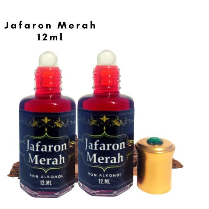 Cod,Bisa- Minyak Jafaron Merah Parfum Arab Saudi 1Ml