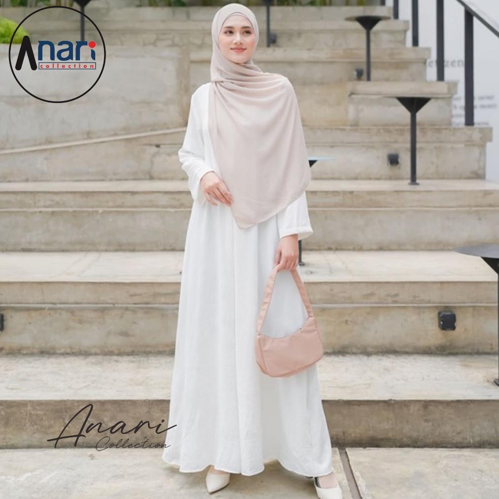BESTPROMO (BISA COD) GAMIS ABAYA POLOS WANITA TURKI UMROH KEKINIAN / DRESS GAMIS MUSLIM SANTRI SYAR 