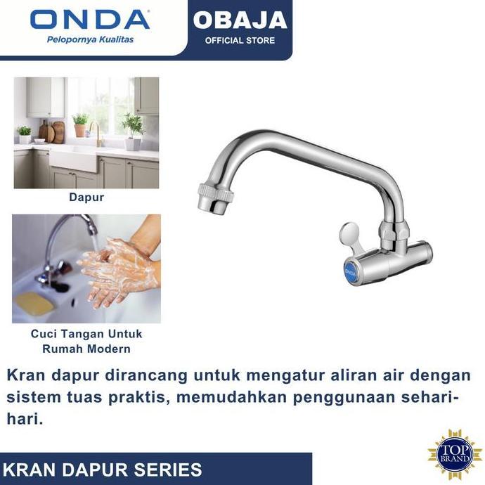 Guidato- Kran Dapur V 636 T Onda / Kran Cuci Piring Model Angsa Onda V 636 T
