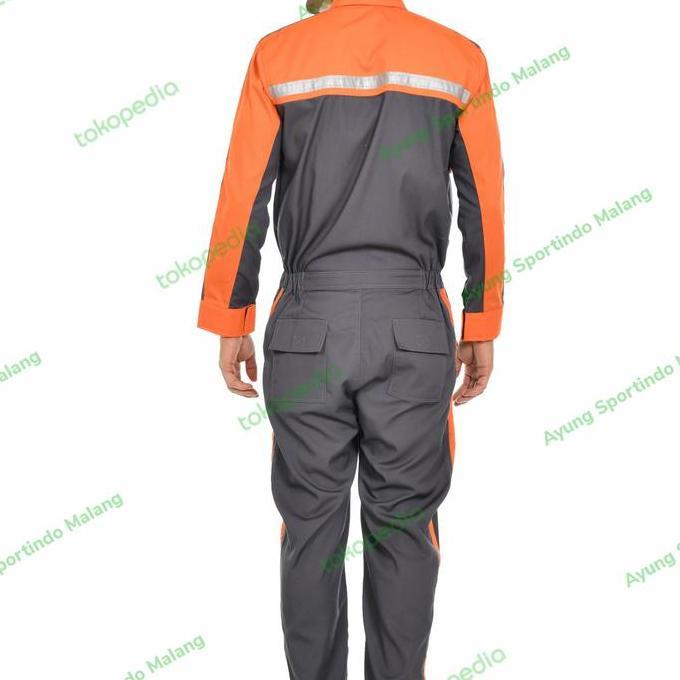 TERLARIS!! BAJU KERJA WEAACK-KAAK-COVERALL-SAFETY ( 3M REFLECTOR )
