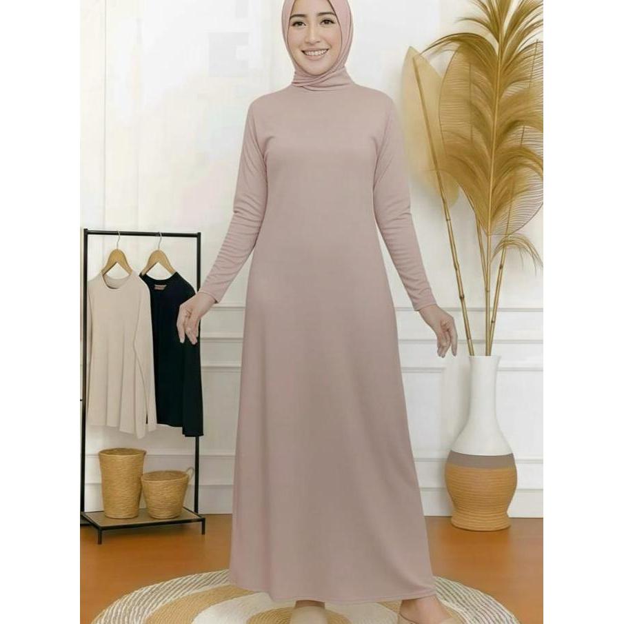 TAMPIL MODIS  Dalaman Gamis Panjang Muslim - Manset Wanita Tangan Panjang -Manset Baju Dalaman TAMPI